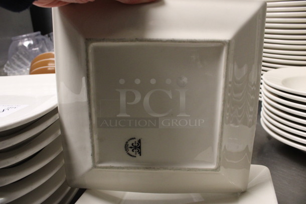 5 White Ceramic Square Plates. 8.5x8.5x1. 5 Times Your Bid! (kitchen) - Image 3 of 3