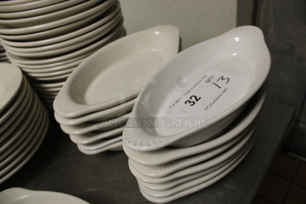 13 White Ceramic Single Serving Casserole Dishes. 10x5x1.5. 13 Times Your Bid! (kitchen) - Image 2 of 5