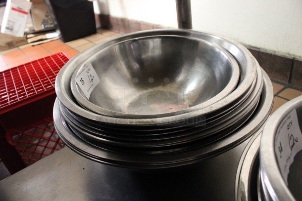 12 Various Metal Bowls. Includes 18x18x5. 12 Times Your Bid! (kitchen) - Image 2 of 3