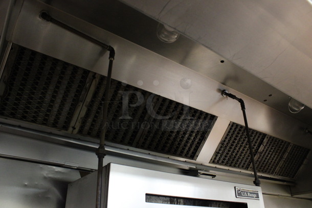 28' Stainless Steel Commercial Grease Hood w/ Filters. 336x54x24. Sections: 12', 9' and 7'. BUYER MUST REMOVE. (kitchen) - Image 11 of 12
