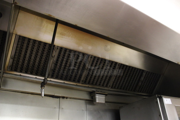 28' Stainless Steel Commercial Grease Hood w/ Filters. 336x54x24. Sections: 12', 9' and 7'. BUYER MUST REMOVE. (kitchen) - Image 12 of 12