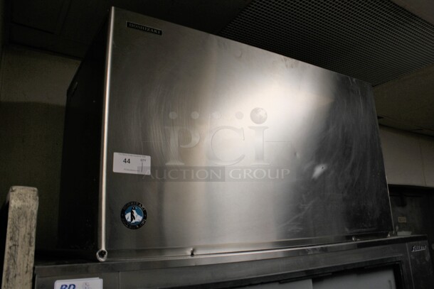 Hoshizaki Stainless Steel Commercial Ice Machine Head on Follett Model SG-650S-80 Stainless Steel Commercial Ice Bin. BUYER MUST REMOVE. 60x40x93.5. (kitchen) - Image 3 of 8