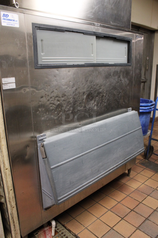 Hoshizaki Stainless Steel Commercial Ice Machine Head on Follett Model SG-650S-80 Stainless Steel Commercial Ice Bin. BUYER MUST REMOVE. 60x40x93.5. (kitchen) - Image 4 of 8