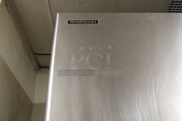 Hoshizaki Stainless Steel Commercial Ice Machine Head on Follett Model SG-650S-80 Stainless Steel Commercial Ice Bin. BUYER MUST REMOVE. 60x40x93.5. (kitchen) - Image 8 of 8