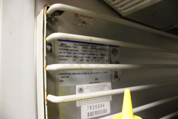 Beverage Air Model ER48-1AS Stainless Steel Commercial 2 Door Reach In Cooler on Commercial Casters. 115 Volts, 1 Phase. 52x34x84.5. (kitchen) - Image 6 of 7