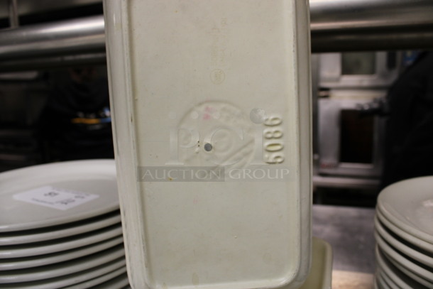 2 White Ceramic Dishes. 6x10x3.5. 2 Times Your Bid! (kitchen) - Image 4 of 4