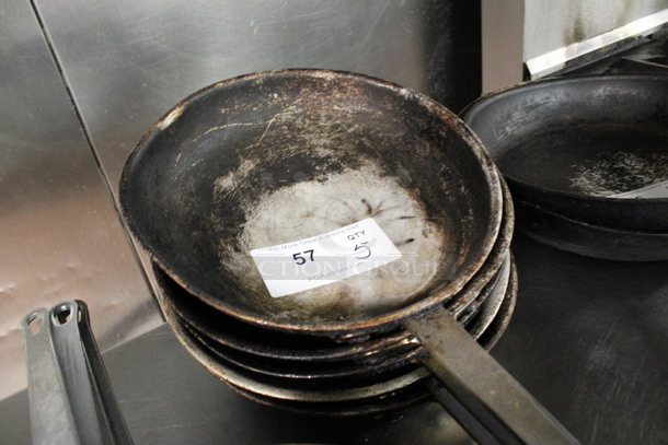 5 Metal Skillets. 18x10.5x2.5. 5 Times Your Bid! (kitchen) - Image 2 of 3