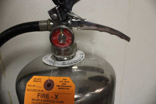 K Guard Wet Chemical Fire Extinguisher. BUYER MUST REMOVE. 7x8x22. (kitchen) - Image 4 of 4