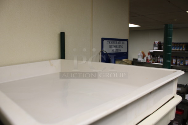 2 White Poly Dough Bins. 18x26x3. 2 Times Your Bid! (kitchen) - Image 3 of 3
