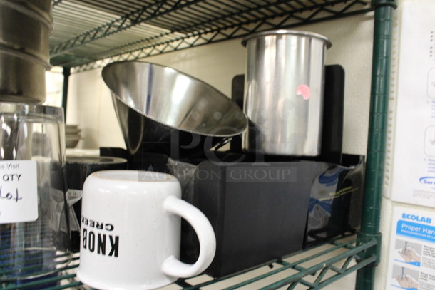 ALL ONE MONEY! Lot of Various Items Including Cups, Mug and Holder! (kitchen) - Image 2 of 3