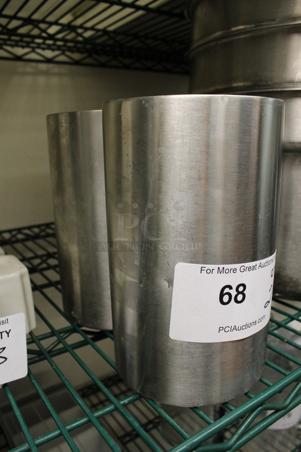 2 Metal Cylindrical Bins. 5x5x7.5. 2 Times Your Bid! (kitchen) - Image 2 of 3