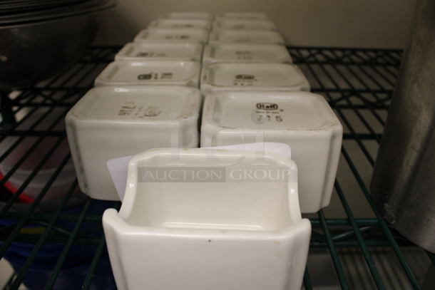 13 White Ceramic Sugar Caddies. 3.5x2.5x2.5. 13 Times Your Bid! (kitchen) - Image 2 of 2
