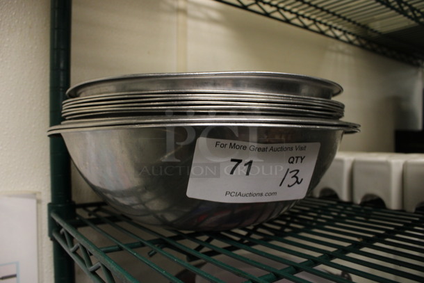 12 Various Metal Bowls. Includes 13x13x4. 12 Times Your Bid! (kitchen) - Image 2 of 3