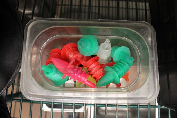ALL ONE MONEY! Lot of Pourer Tops in Clear 1/9 Size Drop In Bin1 (kitchen) - Image 4 of 4