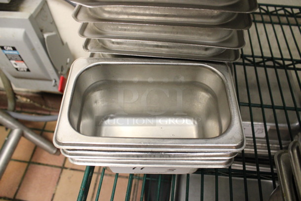 12 Stainless Steel 1/9 Size Drop In Bins. 1/9x4. 12 Times Your Bid! (kitchen) - Image 2 of 3
