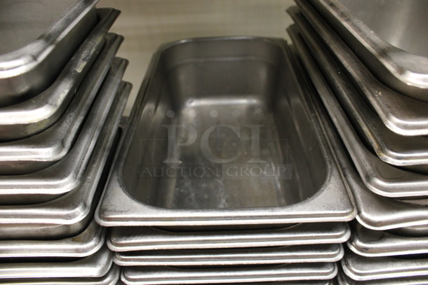 10 Stainless Steel 1/3 Size Drop In Bins. 1/3x4. 10 Times Your Bid! (kitchen) - Image 2 of 3