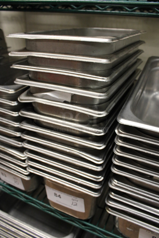 12 Stainless Steel 1/3 Size Drop In Bins. 1/3x6. 12 Times Your Bid! (kitchen) - Image 2 of 4