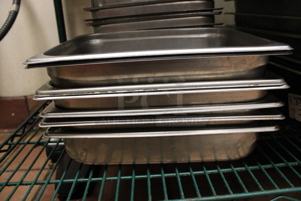 12 Stainless Steel 1/2 Size Drop In Bins. 1/2x2. 12 Times Your Bid! (kitchen) - Image 3 of 3