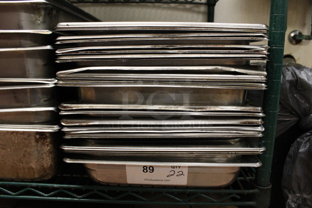 22 Stainless Steel Full Size Drop In Bins. 1/1x2. 22 Times Your Bid! (kitchen) - Image 3 of 4
