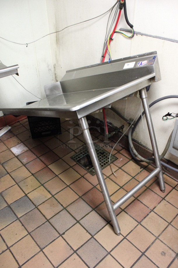 Stainless Steel Commercial Right Side Clean Side Dishwasher Table. 54x30x45. (kitchen)