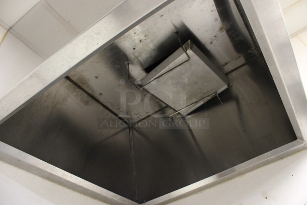 3' Stainless Steel Commercial Steam Hood. BUYER MUST REMOVE. 36x36x24. (kitchen) - Image 4 of 4
