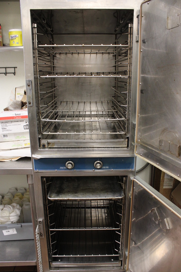 Alto Shaam Model 1000-TH/I Stainless Steel Commercial 2 Half Size Door Cook N Hold Oven on Commercial Casters. 22.5x31x76. (kitchen) - Image 7 of 7