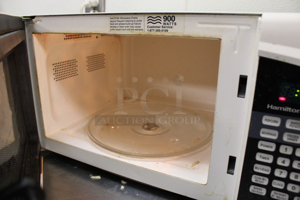 Hamilton Beach Countertop Microwave Oven w/ Plate. 19x13x11. (kitchen) - Image 5 of 5