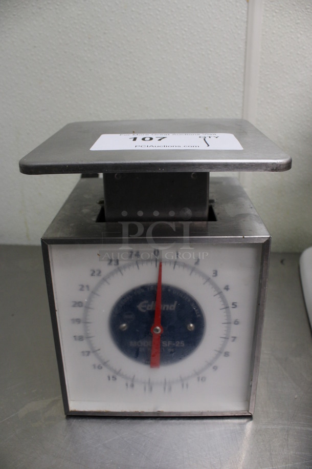 Edlund Model SF-25 Metal Commercial Countertop Food Portioning Scale. 7x6.5x9. (kitchen)