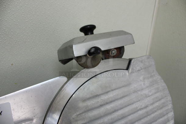 Metal Commercial Countertop Meat Slicer w/ Blade Sharpener. 115 Volts, 1 Phase. 26x19x16 - Image 3 of 7