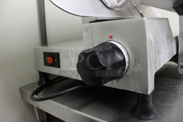 Metal Commercial Countertop Meat Slicer w/ Blade Sharpener. 115 Volts, 1 Phase. 26x19x16 - Image 6 of 7