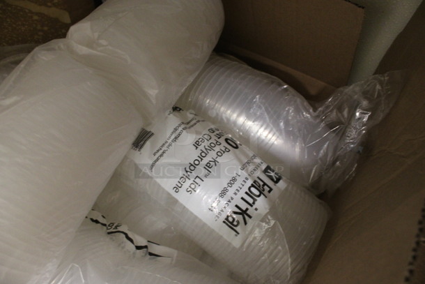 ALL ONE MONEY! Lot of Clear Plastic Lids! (kitchen) - Image 3 of 3
