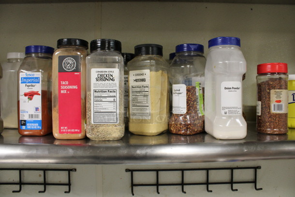ALL ONE MONEY! Lot of Various Seasonings Including Vinegar, Almonds, Cajun, Black Pepper, Peanut Butter and Coriander. (kitchen) - Image 5 of 6