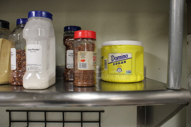 ALL ONE MONEY! Lot of Various Seasonings Including Vinegar, Almonds, Cajun, Black Pepper, Peanut Butter and Coriander. (kitchen) - Image 6 of 6