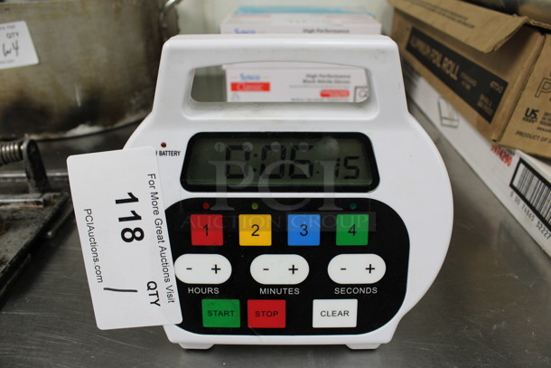 Metal Countertop Timer. 7.5x3.5x6.5. (kitchen)