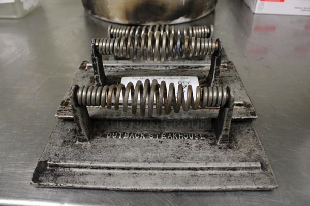 3 Metal Bacon Presses. 9x5x3. 3 Times Your Bid! (kitchen) - Image 1 of 4
