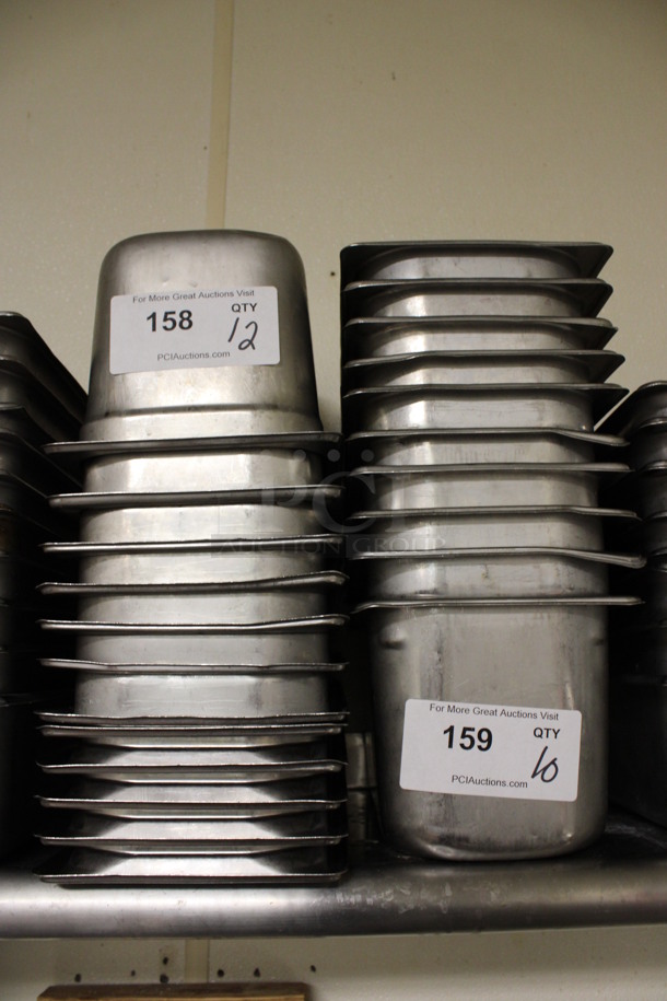 10 Stainless Steel 1/3 Size Drop In Bins. 1/3x6. 10 Times Your Bid! (kitchen) - Image 4 of 4