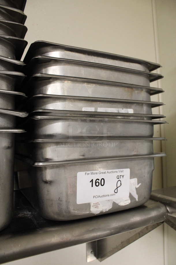 8 Stainless Steel 1/2 Size Drop In Bins. 1/2x4. 8 Times Your Bid! (kitchen) - Image 3 of 3