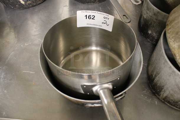 2 Various Metal Sauce Pots. 17x9x5, 16x8x5.5. 2 Times Your Bid! (kitchen) - Image 3 of 3