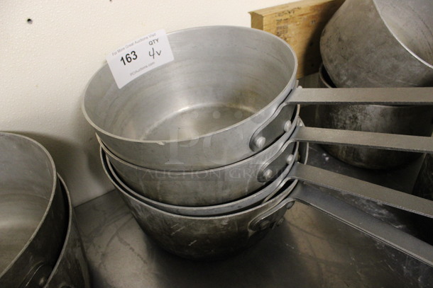 4 Various Metal Sauce Pots. Includes 19x10x5.5. 4 Times Your Bid! (kitchen) - Image 2 of 3