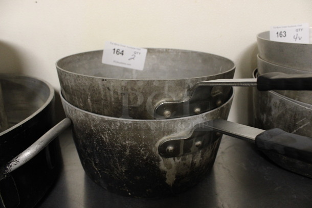 2 Metal Sauce Pots. 23x12x6.5. 2 Times Your Bid! (kitchen) - Image 3 of 3