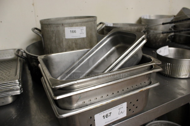 6 Various Stainless Steel Drop In Bins. Includes 1/2x4. 6 Times Your Bid! (kitchen) - Image 3 of 4