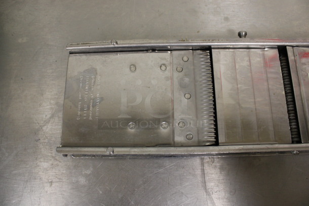 Stainless Steel Countertop Mandolin Slicer. 16x5x2. (kitchen) - Image 4 of 4