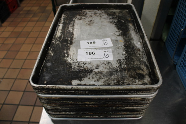 10 Metal Half Size Baking Pans. 13x18x1. 10 Times Your Bid! (kitchen) - Image 1 of 3