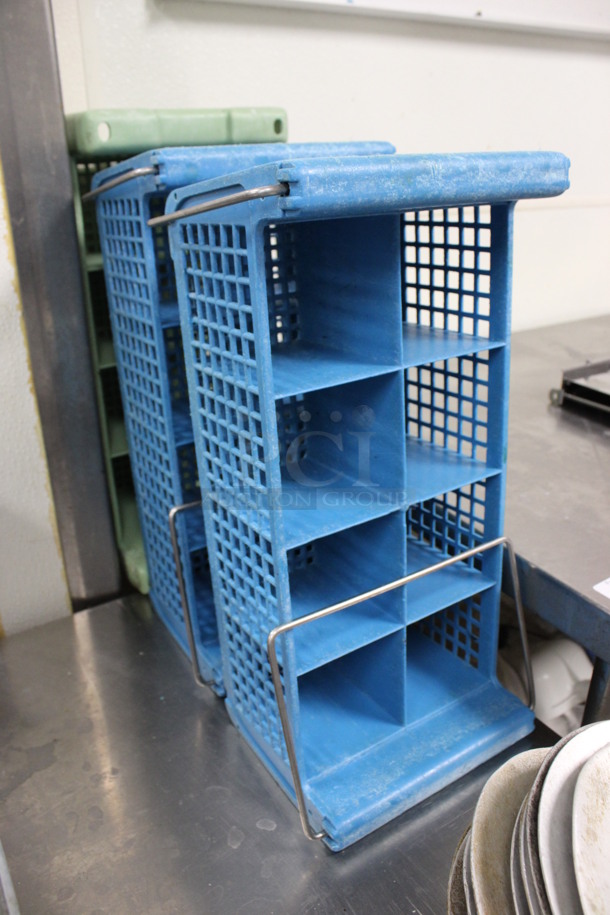 ALL ONE MONEY! Lot of 3 Poly Silverware Caddies! Includes 17x8x7. (kitchen) - Image 1 of 3