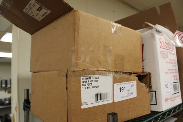 ALL ONE MONEY! Lot of 2 Boxes of Plastic Bags! (kitchen) - Image 2 of 3