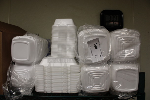 ALL ONE MONEY! Lot of Styrofoam To Go Containers! (kitchen)