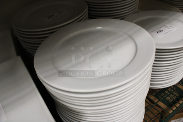 17 White Ceramic Plates. 11.5x11.5x1. 17 Times Your Bid! (kitchen) - Image 2 of 3