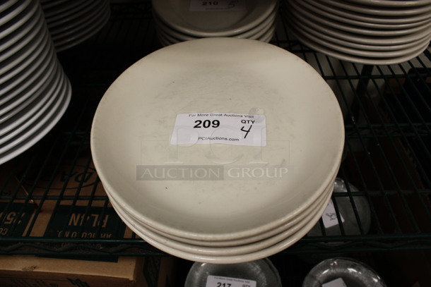 4 Ceramic Plates. 13x10.5x1.5. 4 Times Your Bid! (kitchen) - Image 1 of 3