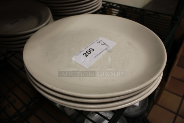 4 Ceramic Plates. 13x10.5x1.5. 4 Times Your Bid! (kitchen) - Image 2 of 3