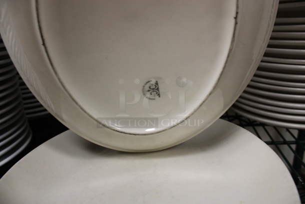 4 Ceramic Plates. 13x10.5x1.5. 4 Times Your Bid! (kitchen) - Image 3 of 3
